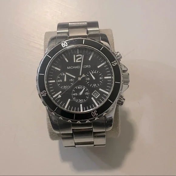 Michael Kors | Accessories | Black Face With Stainless Steel  display picture 3